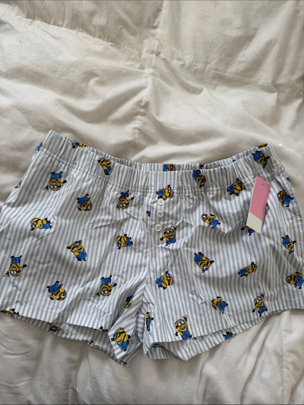 NWT Minion Boxer Pajama Shorts